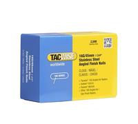Tacwise 1224 Clavos Inclinados de Acabado en Acero inoxidable Tipo 16G / 45 mm, Inclinados 20°, Paquete de 2500