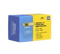 Tacwise 1226 Clavos Inclinados de Acabado en Acero inoxidable Tipo 16G / 63 mm, Inclinados 20°, Paquete de 2500