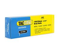 Tacwise 1709 Clavos Brad Galvanizados de Tipo 18G / 20 mm, Paquete de 4000 | Calibre 18, Gran Fuerza de Mantenimiento
