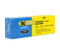 Tacwise 1711 Clavos Brad Galvanizados de Tipo 18G / 30 mm, Paquete de 4000