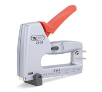 Tacwise Pistola grapadora/clavadora metálica 1748 Z5-53 5en1 – Grapas 13/53/71 y clavos 18G/180