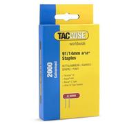 Tacwise 1758 Grapas de Corona Estrecha Galvanizadas 91/14 mm, Caja de 2000