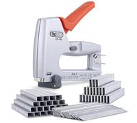 Tacwise 1764 Z4-140 Pistola Grapadora/Clavadora Metálica 4 en 1 Profesional con 4000 Grapas y 2000 Clavos, Utiliza Fijaciones Tipo 140 91 18G y 180