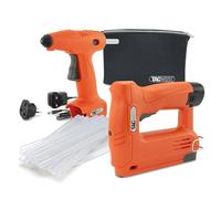 Tacwise 1780 Grapadora Clavadora 140-180EL y Pistola de Pegamento H12-7