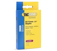 Tacwise 1782 Grapas de Corona Estrecha Galvanizadas 91/12 mm, Caja de 2000