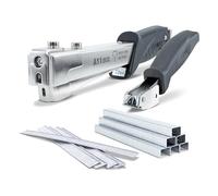 Tacwise 1793 ECO Grapadora Clavadora de Martillo A11 y ECO Quitagrapas | Incluye 500 Grapas Tipo 140 / 8 mm y 500 Clavos Tipo 18G / 10 mm