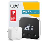 tado° Termostato inteligente X, Starter Kit, termostato con cable y Bridge X, aplicación y altavoz inteligente (Alexa, Siri, Google Assistant), instalación sencilla