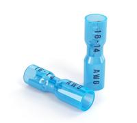 TAILONZ - 160 conectores termorretráctiles azules 16-14 AWG