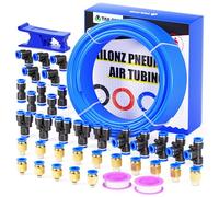 TAILONZ PNEUMATIC Azul 6mm OD 4mm ID Poliuretano PU Manguera de Aire Juego