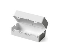 TAIZhiChen Caja Protectora Conectores Resistente a la Intemperie Caja Conexiones Impermeable Hermética Protector Enchufe para Balcón, Garaje, Blanco Elegante