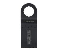 Tajima Accesorio de sierra multiherramienta dentado fino para chapa fina, cobre, perfil de aluminio, madera, plástico, hoja de sierra de 34 mm, bimetal, SBM34