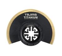 Tajima MHS88 - Hoja de sierra para Multitool (larga duración, dientes finos, para madera, plástico, metal, 88 mm)