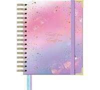 Takenote Agenda 2025 2026 - Tamaño A5 (16,5x20,5 cm), Día Página, Formato Académico Septiembre a Agosto, Espiral Doble Wire’o, Bilingüe: Español e Inglés - Stella