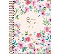 Bullet Journal A4 - Cuaderno Punteado para Organización y Notas, Tamaño 21,5 x 30 cm, Cierre de Anillas Dobles (Wire’o), 192 Páginas, Papel Grueso de 100 gr/m² - Takenote Elba