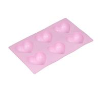 Tala Molde de silicona reutilizable con forma de corazón para hornear y postres, antiadherente, apto para horno hasta 230 °C, apto para lavavajillas, 30 x 17,5 cm
