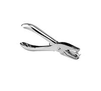Taladrador q-connect kf18765 de tenaza metalico cromado 1 taladro abertura 6 mm capacidad 6 hojas - KF18765