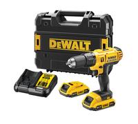 DeWalt Taladro percutor XR DCD776D2T-QW 18V 13 mm 42 Nm 2 baterías Li-Ion 2Ah Maletín TSTAK