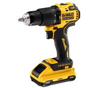 Taladro a batería dewalt 18v brushless - 2 baterías - dcd709d2t-qw