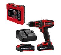 Taladro a batería einhell te-cd 18/40-1 li con dos baterías de ion litio de 2,0 ah
