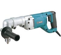 Taladro angular profesional Makita DA 4000 LR, para uso con corriente eléctrica, 710 vatios, capacidad de perforación de 13 mm en acero, velocidad variable, rotación reversible (derecha/izquierda)
