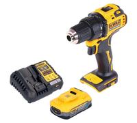 Taladro atornillador a batería DeWalt DCD 708 H1 18 V 65 Nm sin escobillas + 1 batería Powerstack 5,0 Ah + cargador