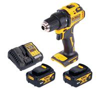 Taladro atornillador a batería DeWalt DCD 708 M2 18 V 65 Nm sin escobillas + 2 baterías de 4,0 Ah + cargador
