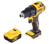 Taladro atornillador a batería DeWalt DCD 708 N 18 V 65 Nm sin escobillas + 1 batería 5,0 Ah - sin cargador