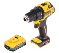 Taladro atornillador a batería DeWalt DCD 708 N 18 V 65 Nm sin escobillas + 1 batería Powerstack 5,0 Ah - sin cargador