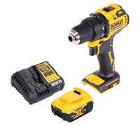 Taladro atornillador a batería DeWalt DCD 708 P1 18 V 65 Nm sin escobillas + 1 batería 5,0 Ah + cargador
