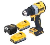 Taladro atornillador a batería DeWalt DCD 800 E2 18 V 90 Nm sin escobillas + 2x batería Powerstack 1,7 Ah + cargador