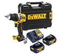 Taladro atornillador a batería DeWalt DCD 800 M2T 18 V 90 Nm sin escobillas + 2x batería recargable 4,0 Ah + cargador + TSTAK