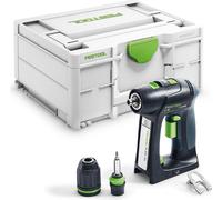Taladro atornillador a batería Festool C 18-Basic 18 V 45 Nm sin escobillas + Systainer (576434) - sin batería, sin cargador