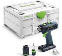 Taladro atornillador a batería Festool T 18+3-Basic 18 V 50 Nm sin escobillas + Systainer (576448) - sin batería, sin cargador