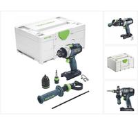 Taladro atornillador a batería Festool TDC 18/4-Basic 18 V 75 Nm (575601) sin escobillas + Systainer - sin batería, sin cargador