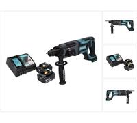 Taladro atornillador a batería Makita DHR 241 RG 18 V 2.0 J SDS plus + 2x baterías 6.0 Ah + cargador