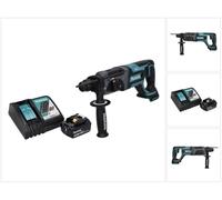 Taladro atornillador a batería Makita DHR 241 RG1 18 V 2.0 J SDS plus + 1x batería 6.0 Ah + cargador