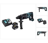 Taladro atornillador a batería Makita DHR 241 RT 18 V 2.0 J SDS plus + 2x baterías 5.0 Ah + cargador