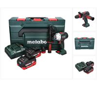 Metabo BS 18 LTX BL Q I 602359660 - Taladro atornillador inalámbrico (18 V, 2 cargadores LiHD, incluye maletín de plástico)