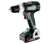 Metabo SB 614053500 - Taladro de impacto inalámbrico de 18 L, incluye batería y MetaBOX 145 (18 V, 2 baterías LiPOWER de 2 Ah, diámetro del taladro 13 mm/36 mm, peso 1,6 kg)