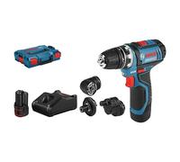 Taladro atornillador de batería GSR 12V-15 FC (12 V, 2 baterías, 2 Ah, 30 Nm, 11 pzs.)