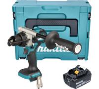 Taladro atornillador de impacto a batería Makita DHP 492 F1J 18 V 141 Nm sin escobillas + 1 batería de 3,0 Ah + Makpac - sin cargador