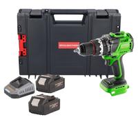 Taladro atornillador de impacto a batería Procraft PA18ProBL-BB 20 V 180 Nm sin escobillas + 2 baterías de 4,0 Ah + cargador + maletín RHINO Toolcase