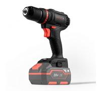 Taladro Atornillador Dnipro-M CD-201HBC Compact 20V, 45Nm, Solo 0,9 kg | 3 modos: atornillador, taladro y percutor │ Hasta 28.000 golpes por minuto │ Portabrocas con Lock System, luz LED