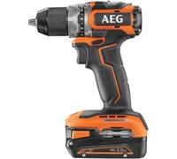 Taladro atornillador inalámbrico AEG BS18SBL-202C, modelo subcompact, 2 baterías de 18V/2,0 Ah, cargador incluido