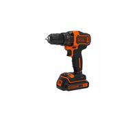 Taladro atornillador inalámbrico de 2 velocidades Black & Decker BDCDD186B 18V 2x Baterías