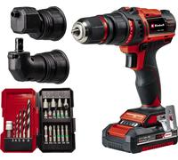 Taladro atornillador inalámbrico Einhell Power X-Change TE-CD 18/45 3X-Li + 22, 1 batería de 2,0 Ah