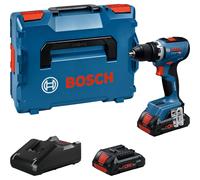 Bosch Atornillador a batería GSR 18V-65 – sin escobillas, cabezal 166 mm, 2x ProCORE18V 4.0Ah, L-BOXX
