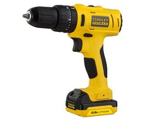 Taladro atornillador percutor a batería de litio de 10.8V, con 2 baterías de 1.5Ah, marca STANLEY, modelo FATMAX - FMC021S2-QW