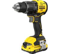 Taladro atornillador percutor de 60 Nm, sin escobillas, con batería de litio de 18V, 2 baterías de 2 Ah, kit - SFMCD716D2T-QW STANLEY FATMAX V20