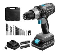Taladro atornillador perforador con batería de 20 v y 2.000 mah, moto